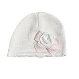 Set Di Bavetta E Cappello Neonata LA SARTORIA DEI PICCOLI LR313 - LA SARTORIA DEI PICCOLI - Luxury Kids