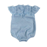 Pagliaccetto Intero In Tessuto Anallergico Acrilico Neonato SARDON MC201 - SARDON - Luxury Kids