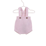 Salopette Rosa Neonata WEDOBLE 02305A - WEDOBLE - LuxuryKids