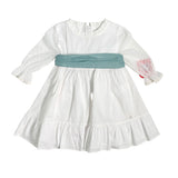 Elegantes Kleid mit langen Ärmeln aus Tüll für Mädchen DEL SUR 0550