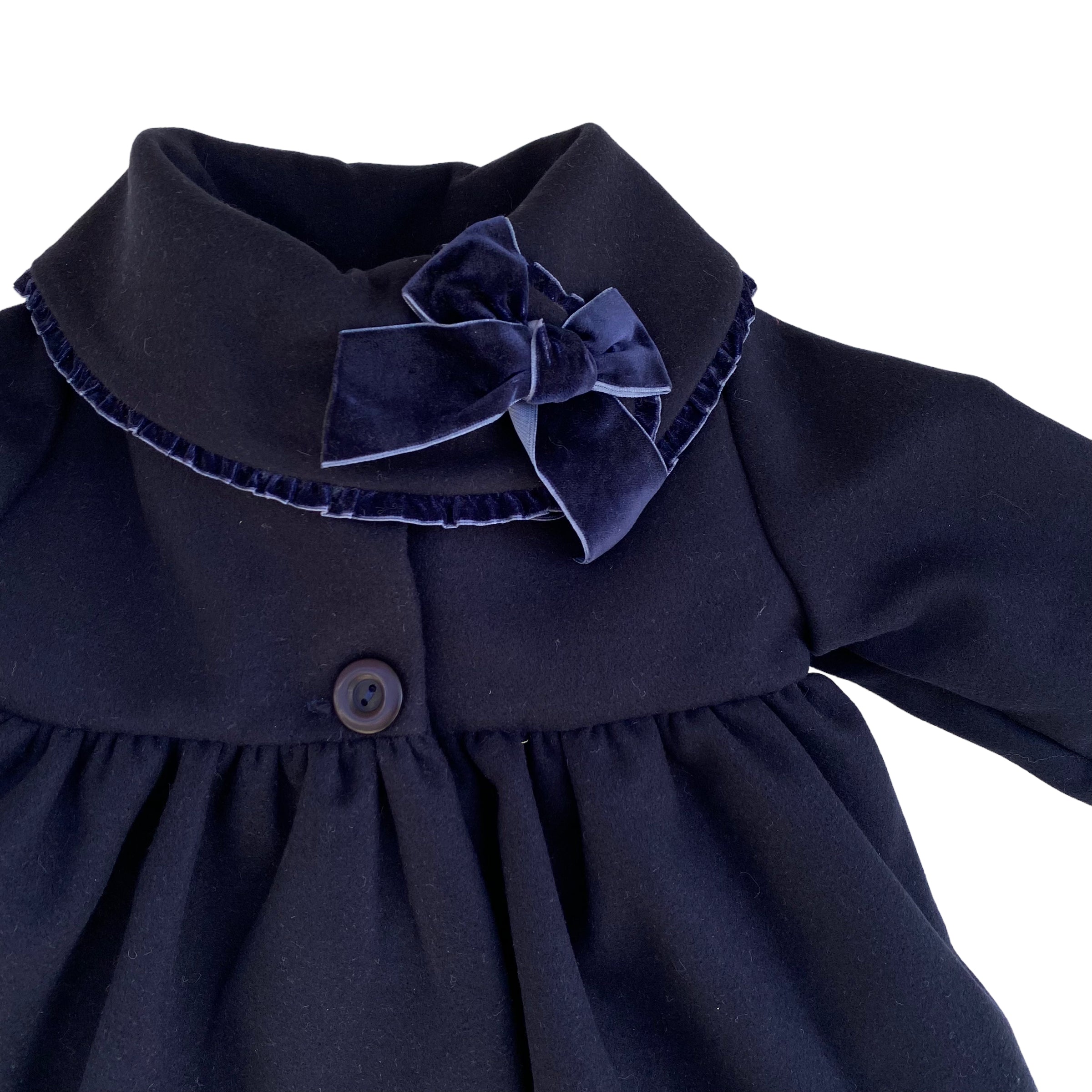 Cappotto in Panno Svasato Neonata VALENTINA BEBES CWA210 - VALENTINA BEBES - LuxuryKids