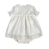 Abito Elegante Battesimale Con Culotte Neonata GRANLEI 156 - GRANLEI - Luxury Kids