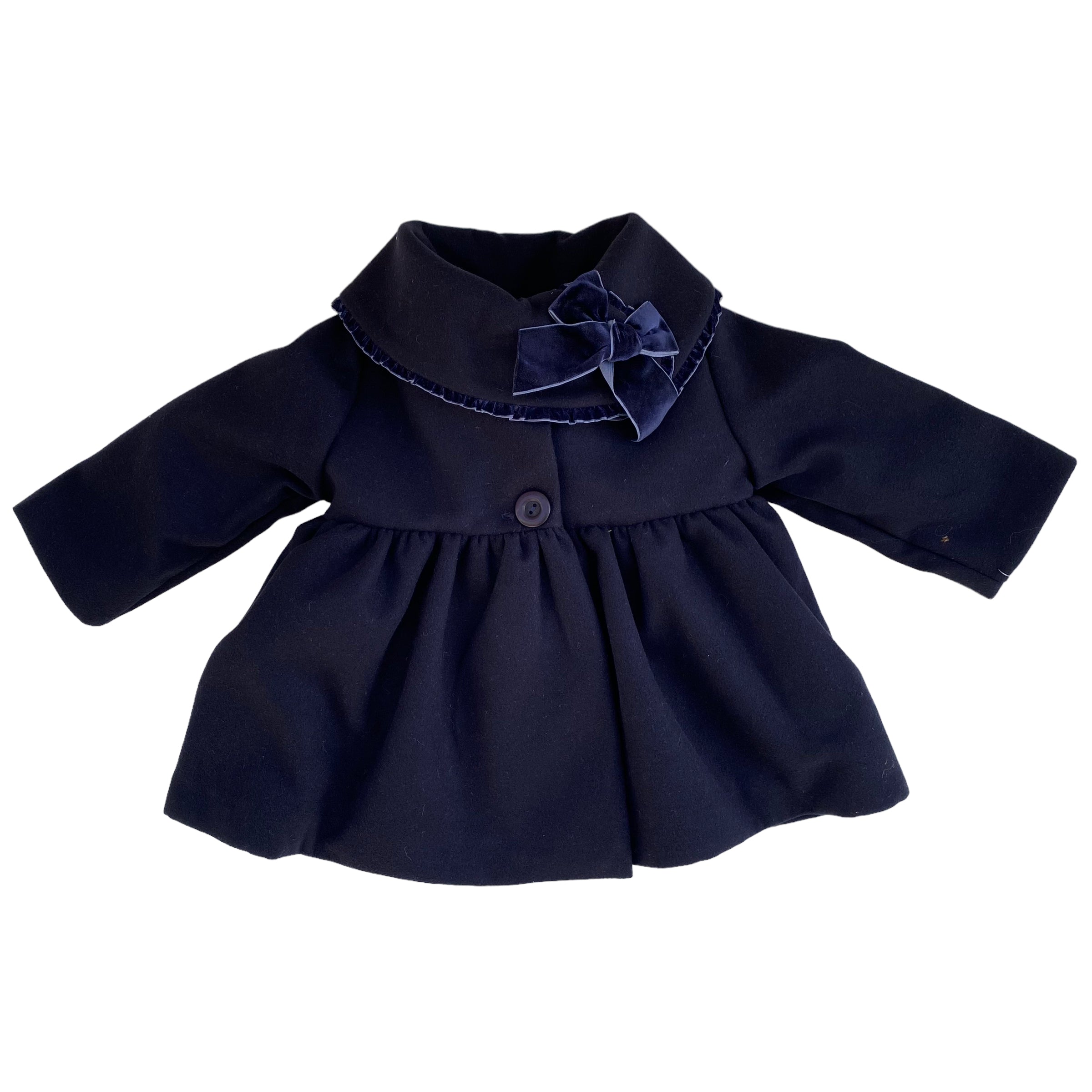 Cappotto in Panno Svasato Neonata VALENTINA BEBES CWA210 - VALENTINA BEBES - LuxuryKids