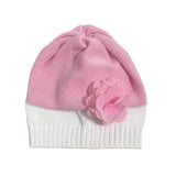 Cappello In filo Di Cotone Con Petali Neonata I DELFI 2344G