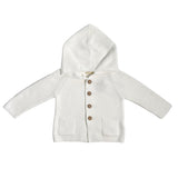 Neugeborenen-Mantel aus Baumwollgarn mit Kapuze WEDOBLE V2308308A