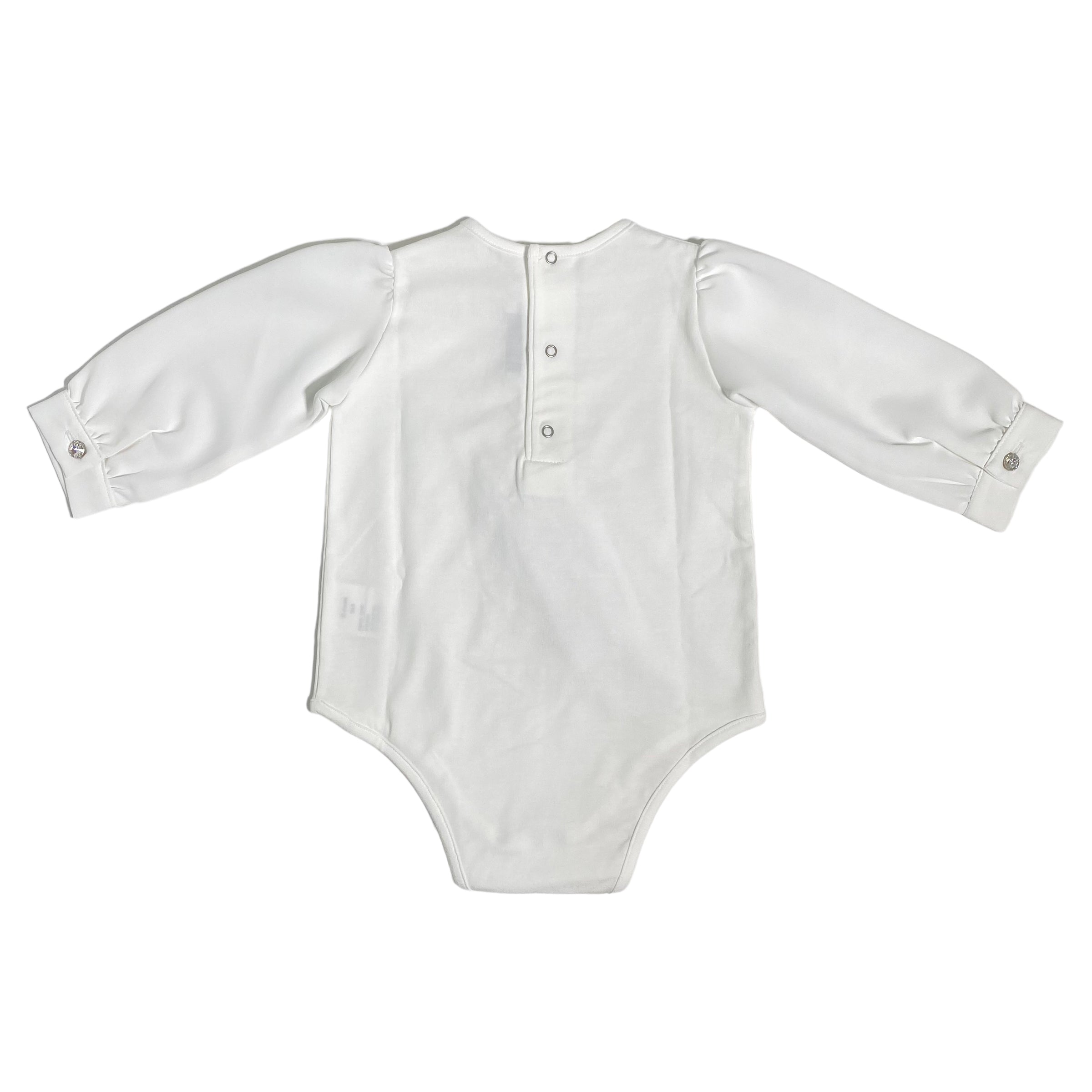Body Girocollo In caldo Cotone Con Maniche In Seta Neonata PETIT 4515508 - PETIT - LuxuryKids
