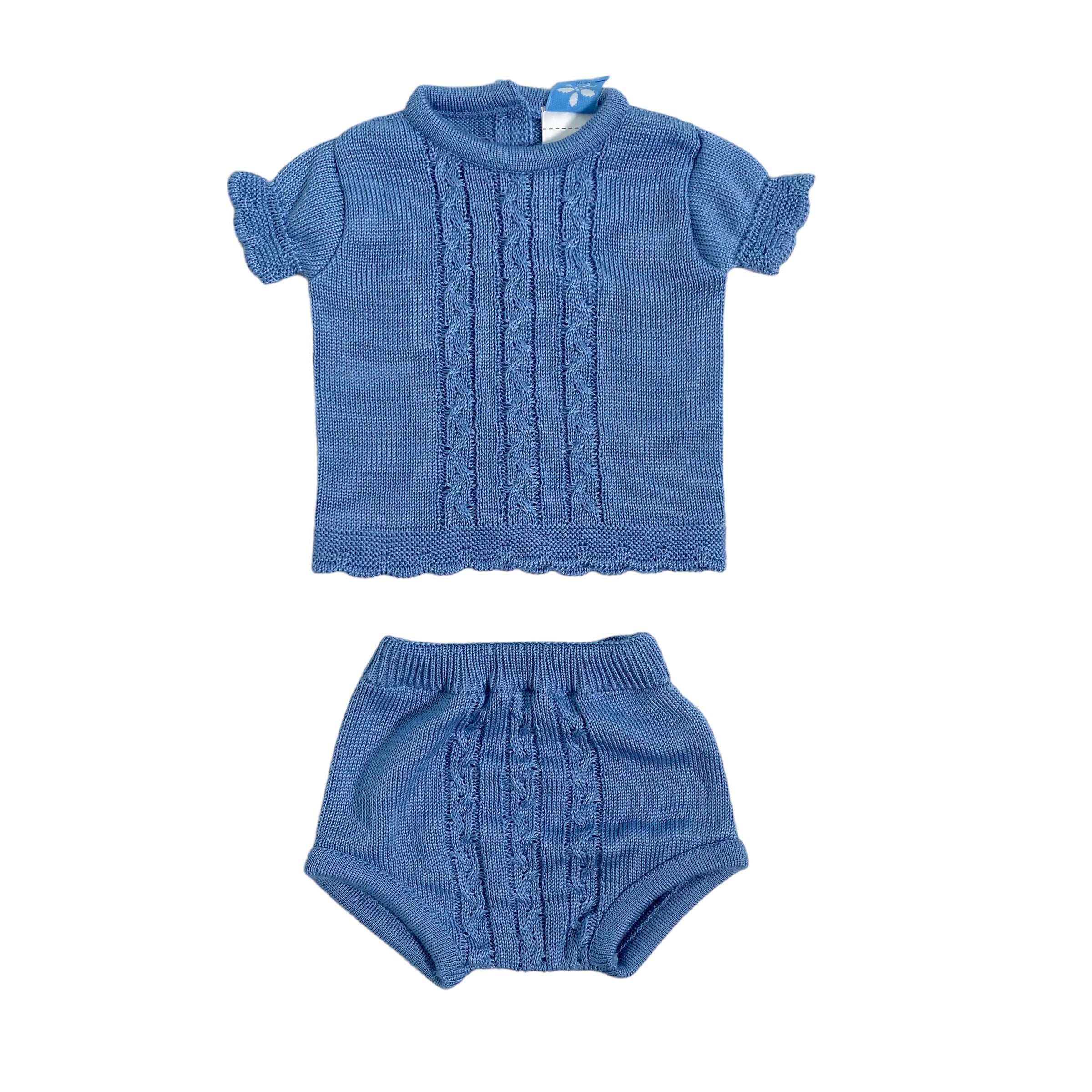 Pagliaccetto Spezzato In tessuto Anallergico Acrilico Neonato SARDON RF604 - SARDON - Luxury Kids