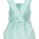 Einteiliger Vichy-Strampler für Babys SQUID 32391