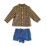 Completo In Caldo Cotone Con Bermuda Neonato DEL SUR 1874 - DEL SUR - LuxuryKids