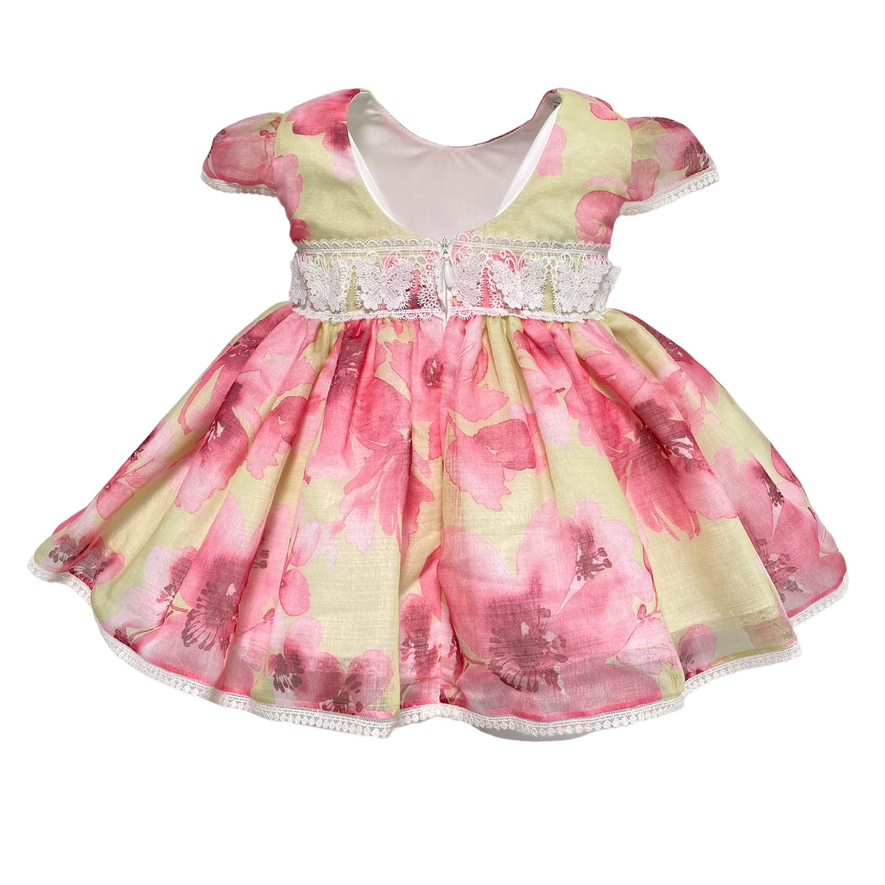 Abito Elegante Mezza Manica A Bambolina Multicolour Bambina MIMOSA SPRING - MIMOSA - Luxury Kids