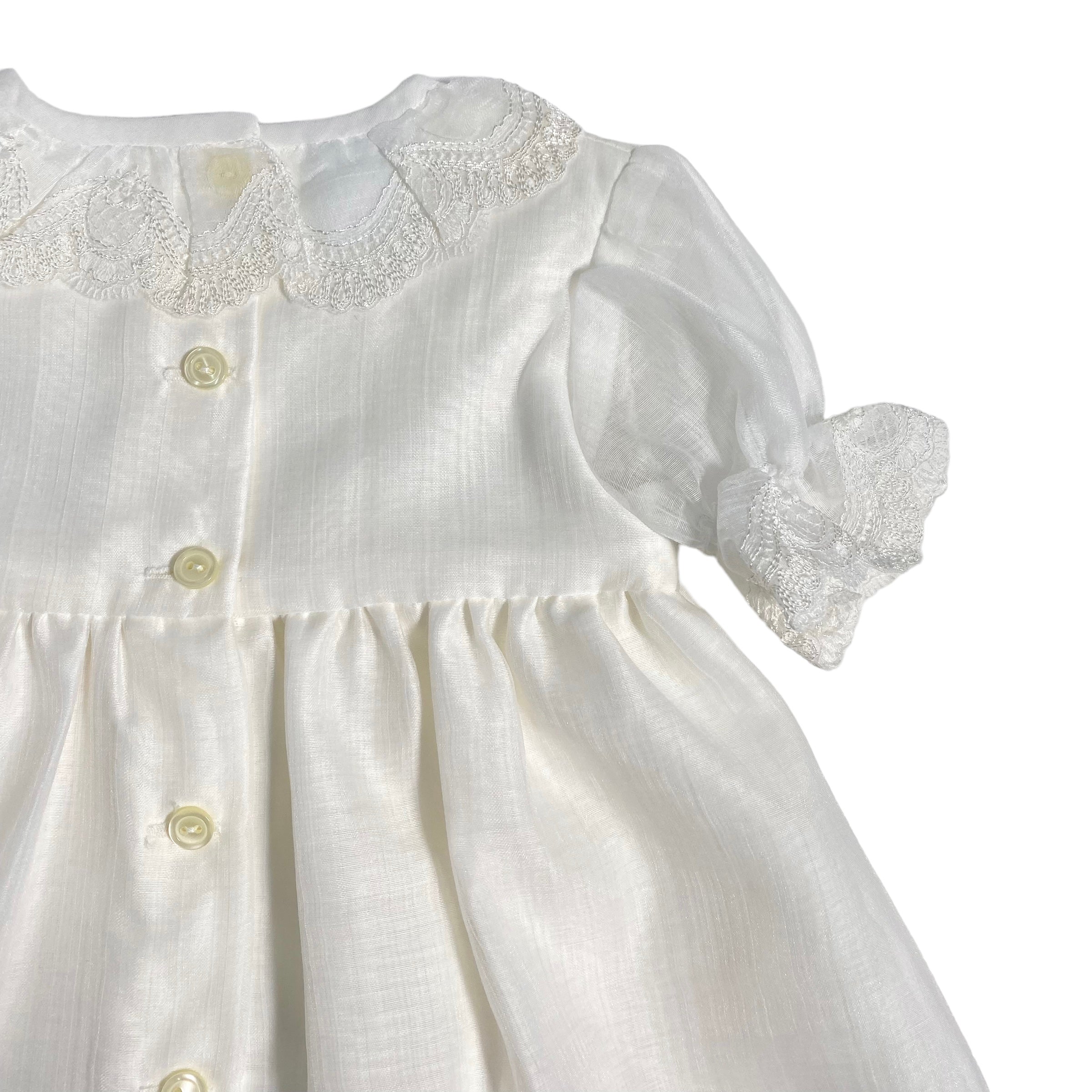 Abito Elegante Battesimale Con Culotte Neonata GRANLEI 156 - GRANLEI - Luxury Kids