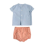 Completo Con Bermuda E Camicia In Vichy Neonato DEL SUR 0280