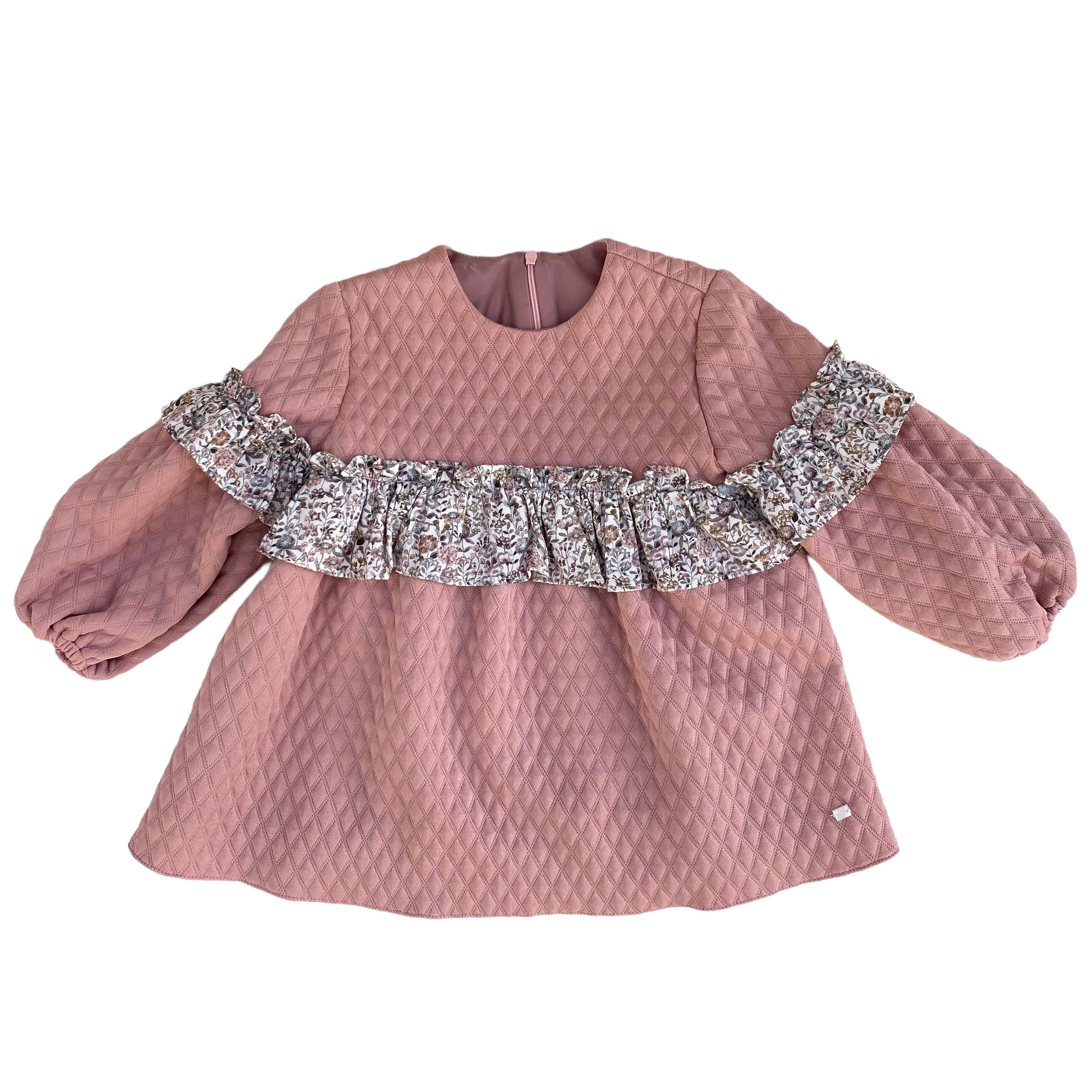 Abito Manica Lunga Trapuntato Bambina DEL SUR 5193 - DEL SUR - LuxuryKids