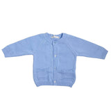 Cardigan In Filo Di Cotone Neonato DR KID DK114 - DR KID - Luxury Kids