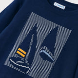 Maglioncino In Filo Di Cotone Con Motivo Stampato Bambino MAYORAL 3347 - MAYORAL - Luxury Kids