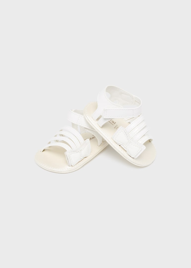 Sandali Da Culla Con velcro In ecopelle Neonata MAYORAL 9636 - MAYORAL - Luxury Kids