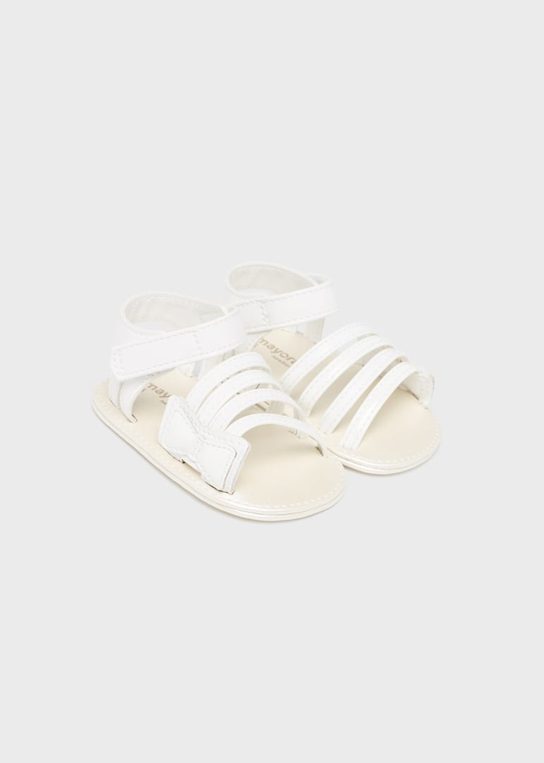 Sandali Da Culla Con velcro In ecopelle Neonata MAYORAL 9636 - MAYORAL - Luxury Kids