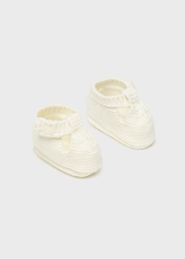 Scarpine Tricot In Cotone Sostenibile Neonato/a MAYORAL 9641 - MAYORAL - Luxury Kids