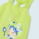 Abito Con Applicazioni In Cotone Sostenibile Bambina MAYORAL 3944 - MAYORAL - Luxury Kids