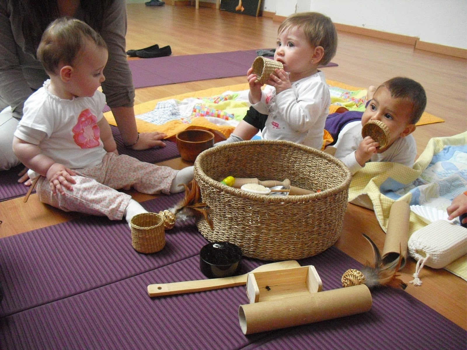 Giochi per bambino cestino dei tesori