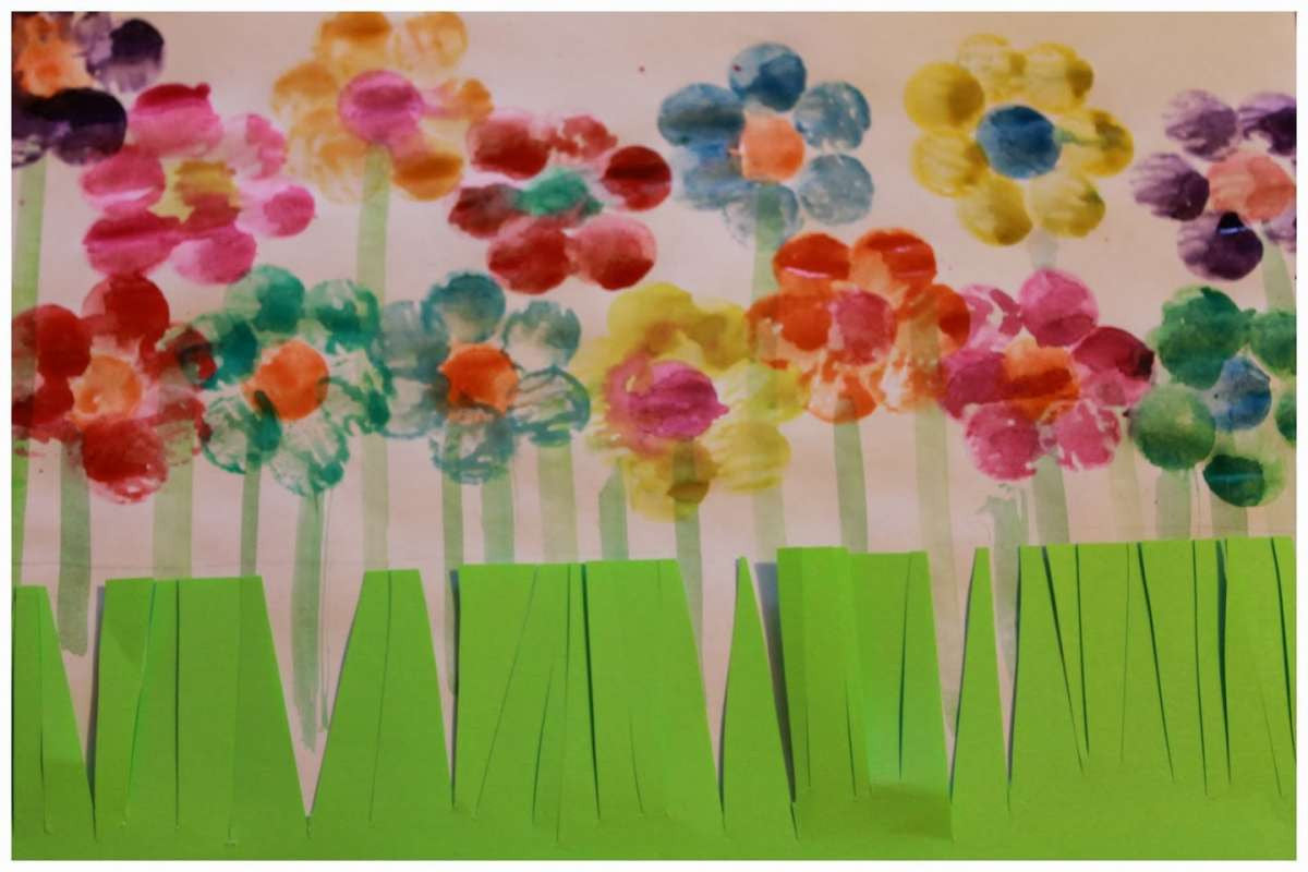 Lavoretti di primavera con materiali di riciclo