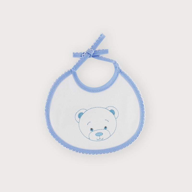 Baumwolllätzchen mit SARDON-Stickerei für Neugeborene BF114