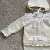 Tutina Spezzata Con Cuffia Neonata BABY FASHION 520.11