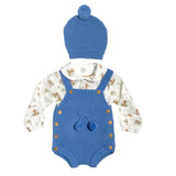 Completo Con Pagliaccetto Camicia e Cappello Neonato BABY FASHION 532.1