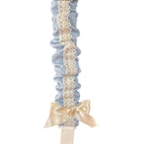 Portaciuccio In Tessuto Con Pizzo Neonato PONTO POR PONTO 6621PC