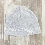 Chenille Hat With Lace Newborn NINNAOH I21118