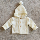 Cappotto Doppiato Con Cappuccio In Maglia Neonato/a BABY FASHION 550.6