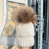 Neugeborene Mütze aus glatter Wollmischung FURFANTE CT2100VFA