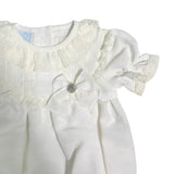 Pagliaccetto Elegante Mezza Manica Con Pizzo Neonata GRANLEI 188