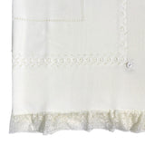 Coperta Scialle In Acrilico Con Pizzo Neonata GRANLEI 228