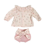 Pink Suit in Wool Newborn WEDOBLE 07720A