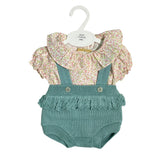 Completo In Cotone Con Salopette E Camicia Neonata BABY FASHION 622.15