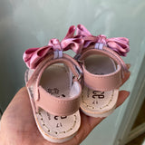 Minorchina Glitter Sandals with Satin Bow INDEX 300