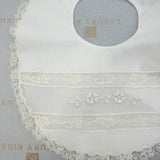 Bavetta Elegante In Cotone E Pizzo PICCOLA GIUGGIOLA PONZAB