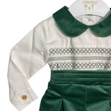 Completo Con Bermuda In Velluto Neonato VALENTINA BEBES HADA129