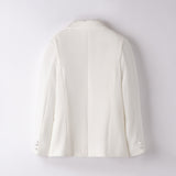 Giacca Elegante Doppiopetto In Crepe Bambina SARABANDA B492