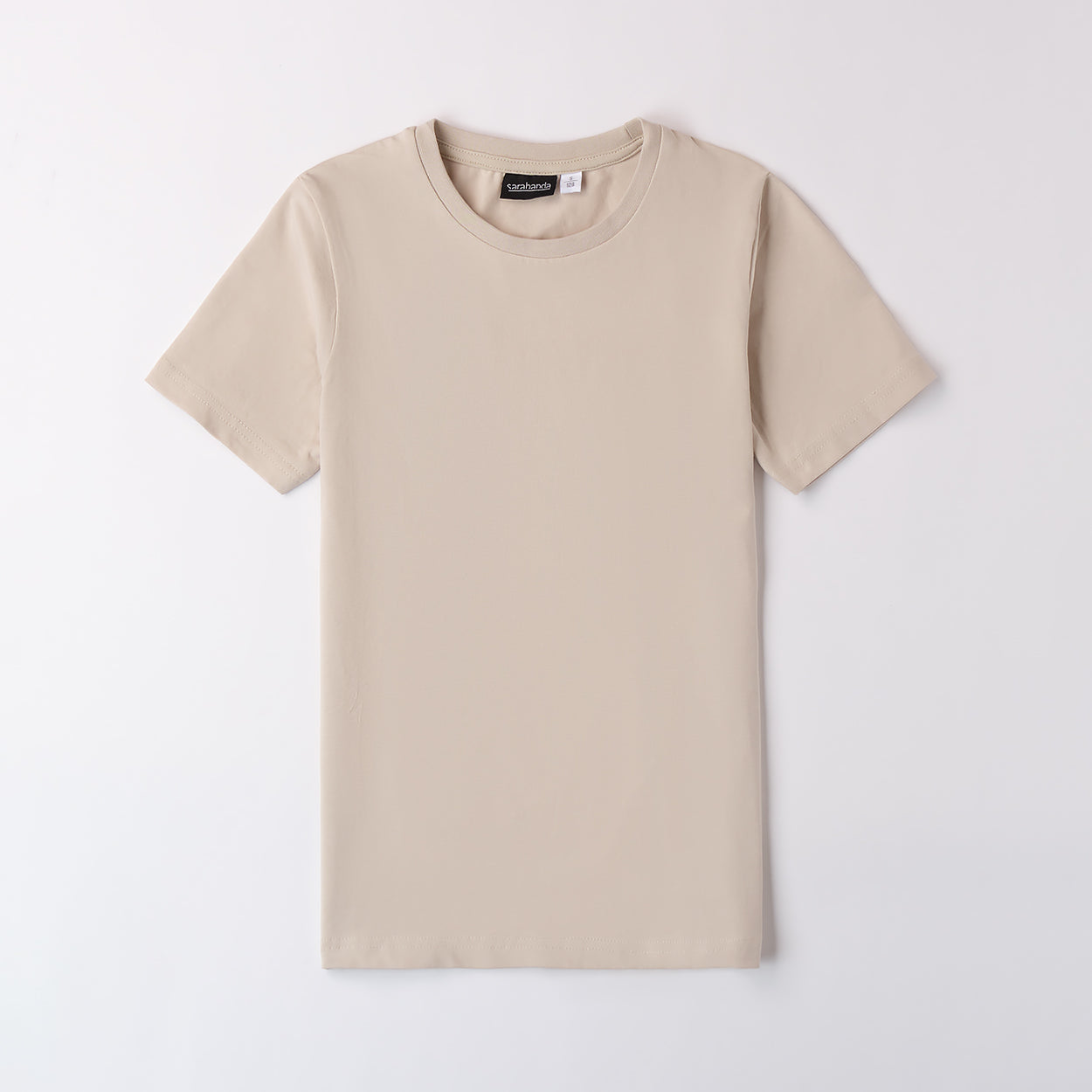 T-Shirt Basic In Jersey Stretch Di Cotone Bambino SARABANDA B680