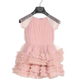 Abito Mezza Manica In Tulle Plissettato Neonata PETIT POSH 001VE