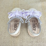 Minorchine Glitzer-Sandalen mit Satinschleife für Baby-Mädchen INDEX 300G