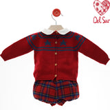 Completo Con Culotte E Maglioncino Neonato DEL SUR 1031