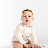 Completo Con Salopette In Caldo Cotone Neonato CALAMARO 11179