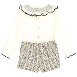 Completo Con Shorts E Camicia In Caldo Cotone Bambina CALAMARO 11259