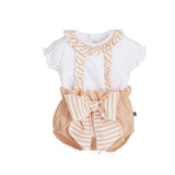 Completo Con Culotte In Cotone Neonata CALAMARO 11322