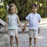 Completo Con Pantagonna E Camicia Bambina CALAMARO 11339