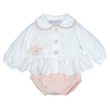 Completo Con Culotte In Caldo Cotone Neonata CALAMARO 11360