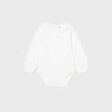Langarm-Body aus warmer Baumwolle mit Rouche-Ausschnitt für Baby-Mädchen MAYORAL 125